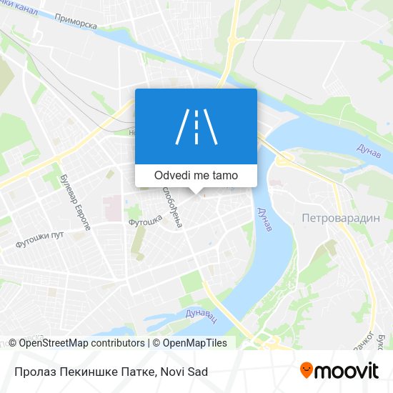 Пролаз Пекиншке Патке mapa