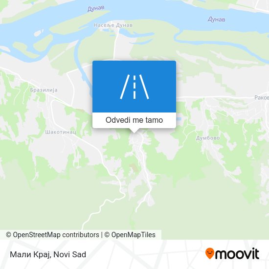 Мали Крај mapa
