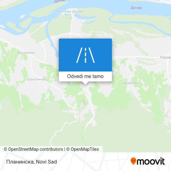 Планинска mapa
