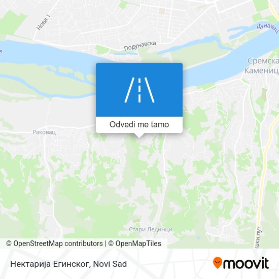 Нектарија Егинског mapa