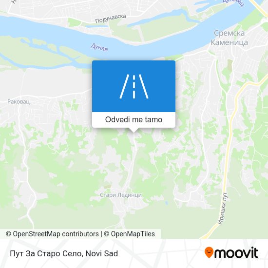 Пут За Старо Село mapa