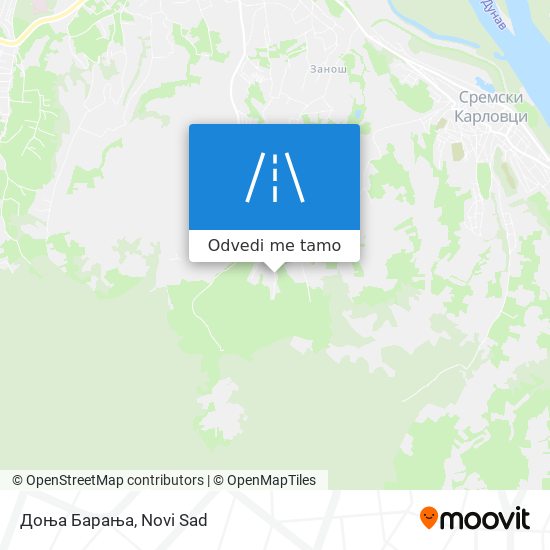 Доња Барања mapa