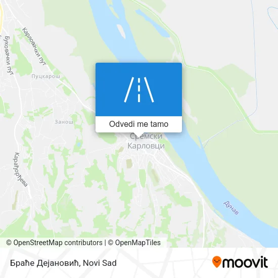 Браће Дејановић mapa