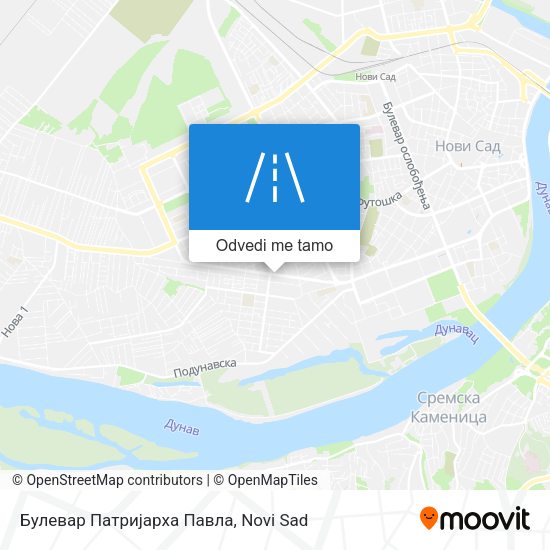 Булевар Патријарха Павла mapa