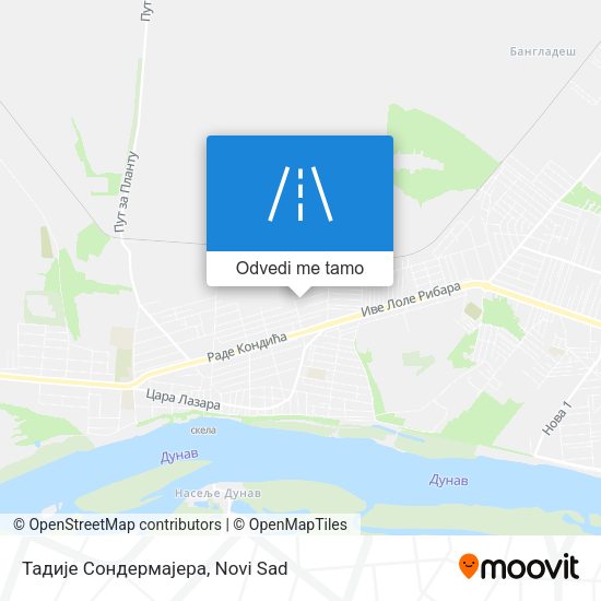 Тадије Сондермајера mapa