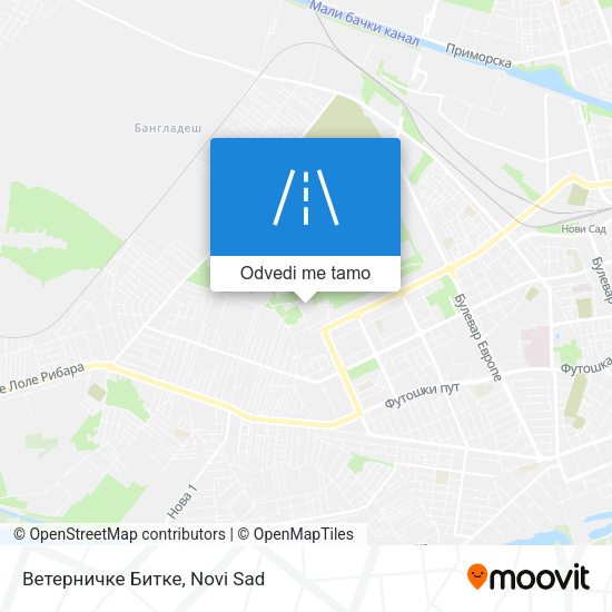 Ветерничке Битке mapa