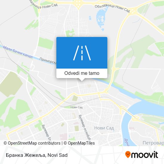 Бранка Жежеља mapa