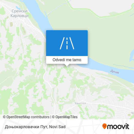 Доњокарловачки Пут mapa