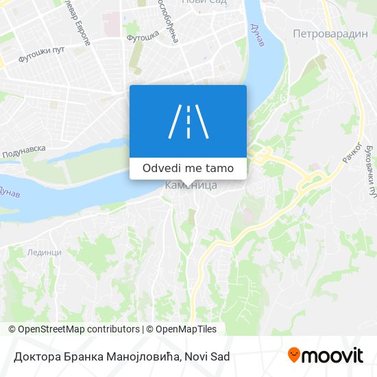 Доктора Бранка Манојловића mapa