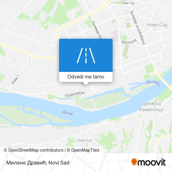 Милене Дравић mapa