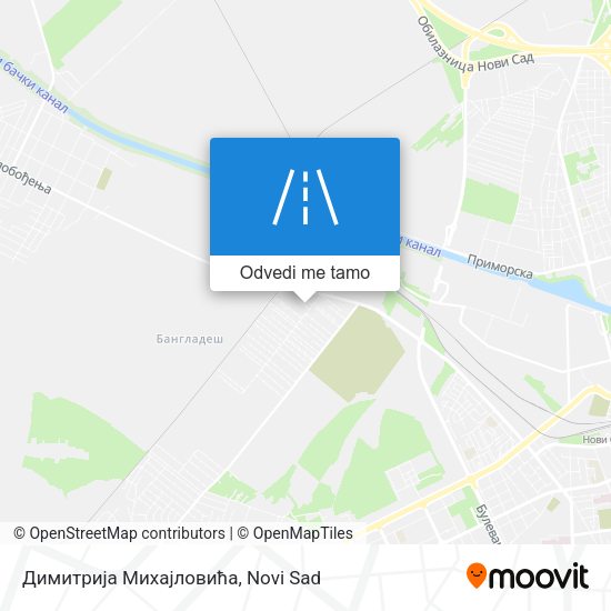 Димитрија Михајловића mapa