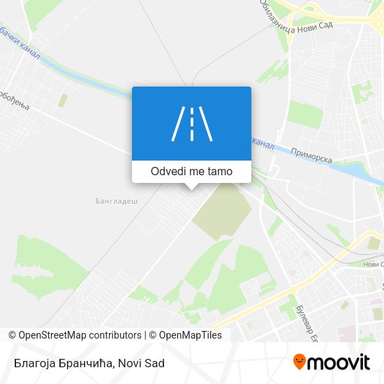 Благоја Бранчића mapa
