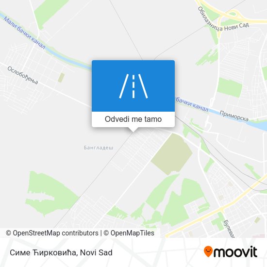 Симе Ћирковића mapa
