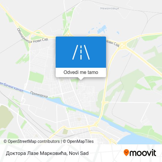 Доктора Лазе Марковића mapa