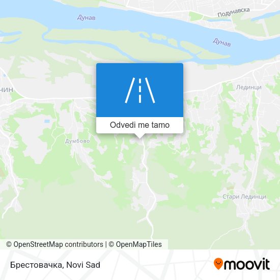 Брестовачка mapa