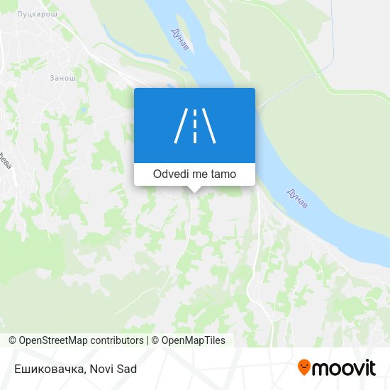Ешиковачка mapa