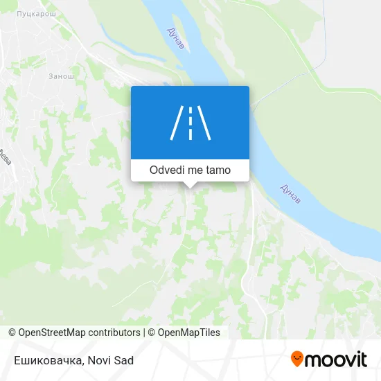 Ешиковачка mapa