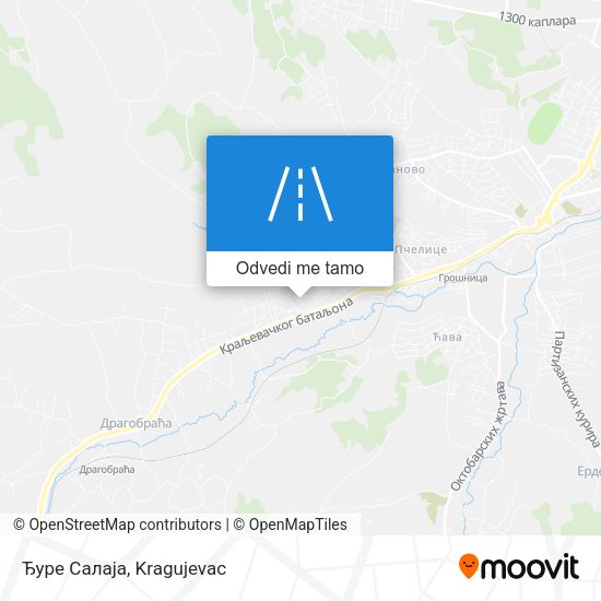 Ђуре Салаја mapa