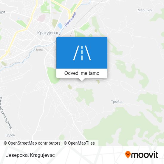 Језерска mapa