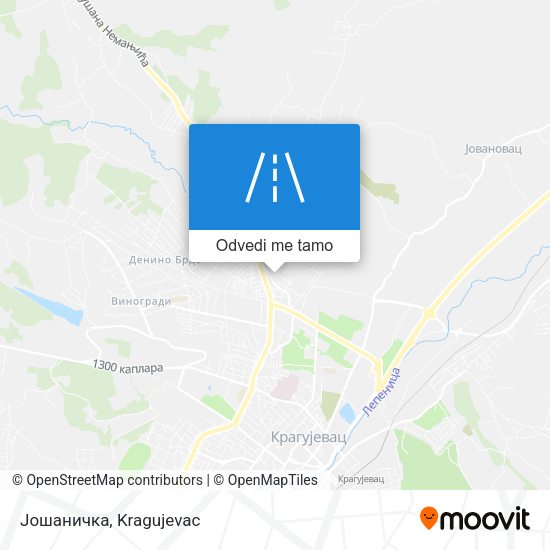 Јошаничка mapa