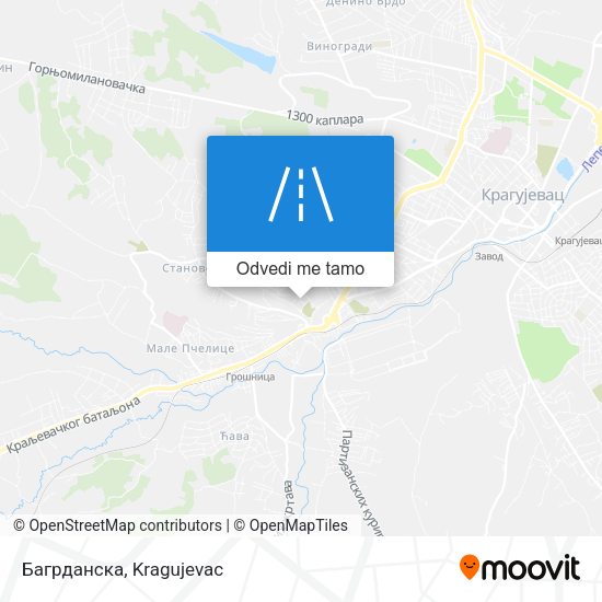 Багрданска mapa