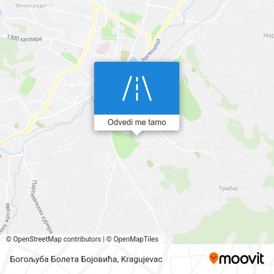 Богољуба Болета Бојовића mapa