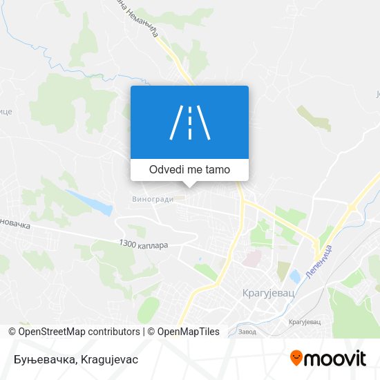 Буњевачка mapa