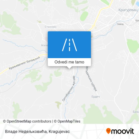 Владе Недељковића mapa