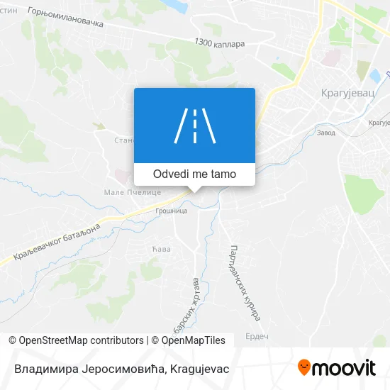Владимира Јеросимовића mapa