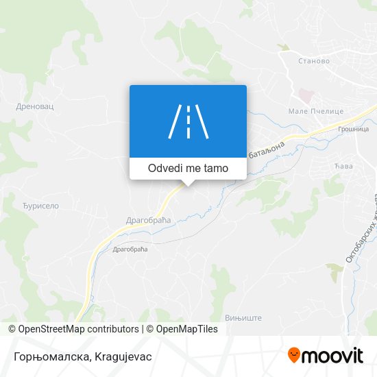 Горњомалска mapa