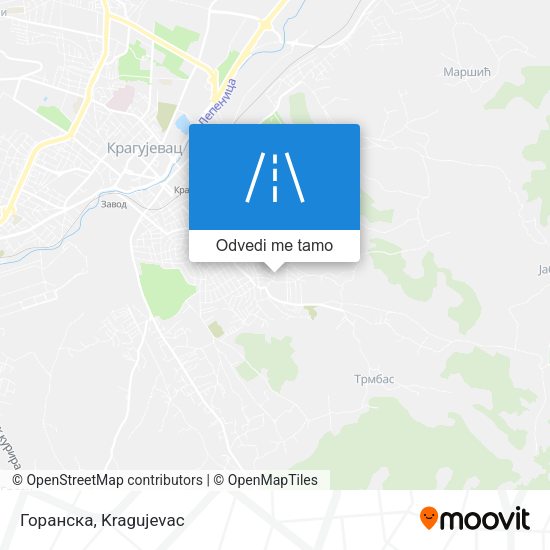 Горанска mapa