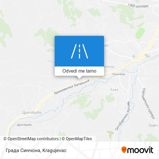 Града Синчона mapa