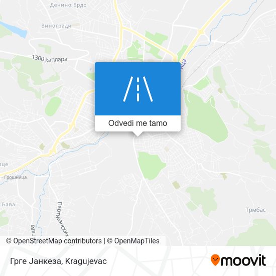 Грге Јанкеза mapa