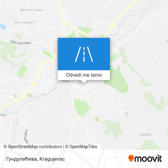 Гундулићева mapa