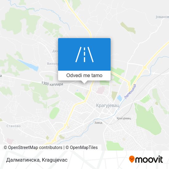 Далматинска mapa
