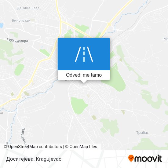 Доситејева mapa