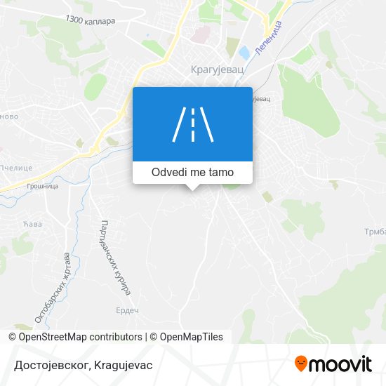 Достојевског mapa