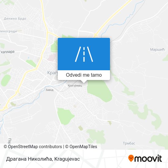 Драгана Николића mapa