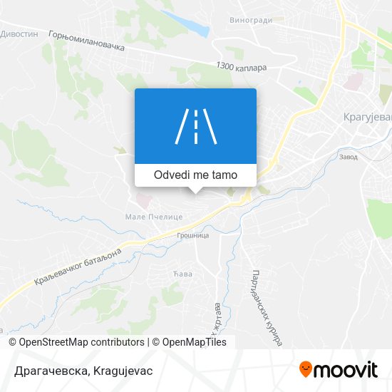 Драгачевска mapa