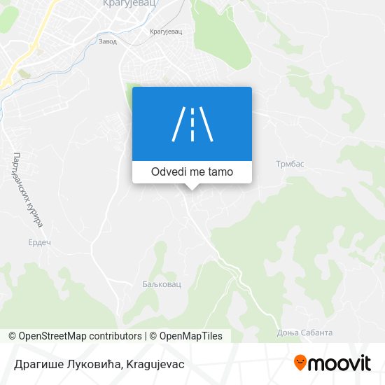 Драгише Луковића mapa