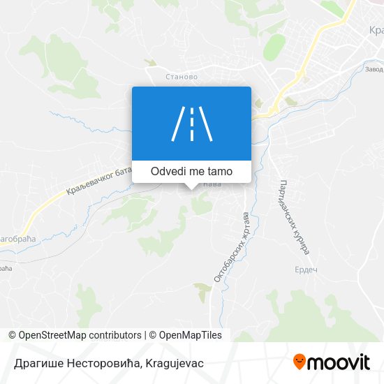 Драгише Несторовића mapa