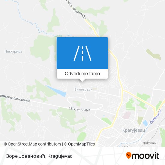 Зоре Јовановић mapa