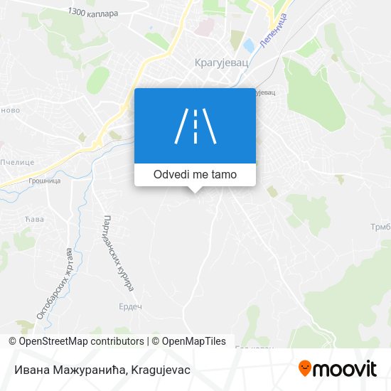 Ивана Мажуранића mapa