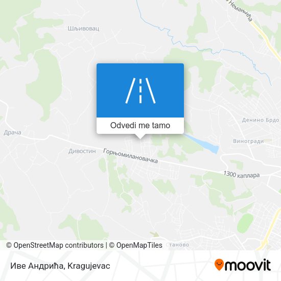 Иве Андрића mapa