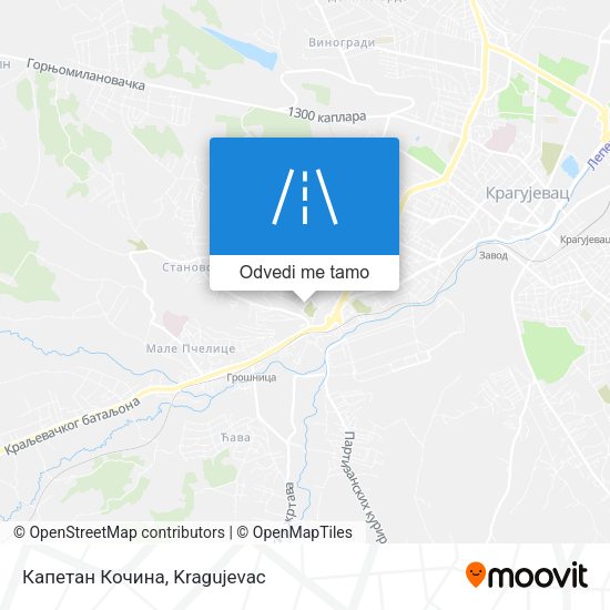 Капетан Кочина mapa