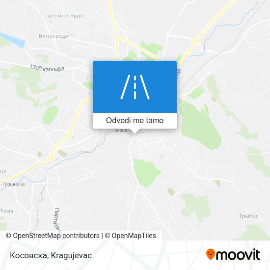 Косовска mapa