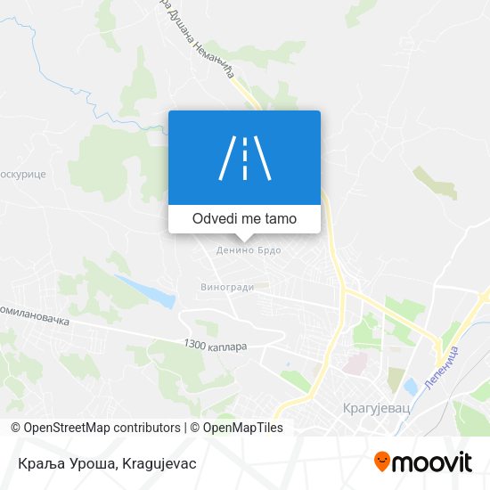 Краља Уроша mapa