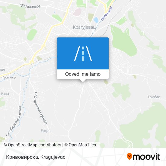 Кривовирска mapa