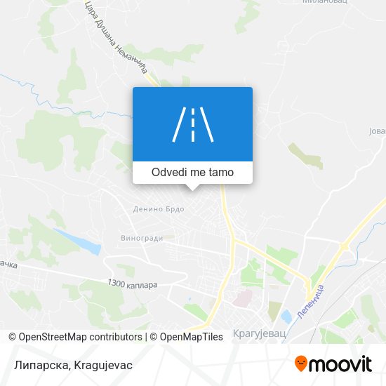 Липарска mapa