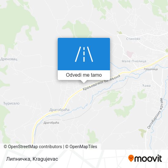 Липничка mapa